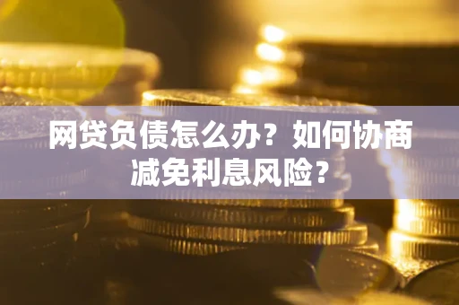 武汉网贷负债怎么办？如何协商减免利息风险？