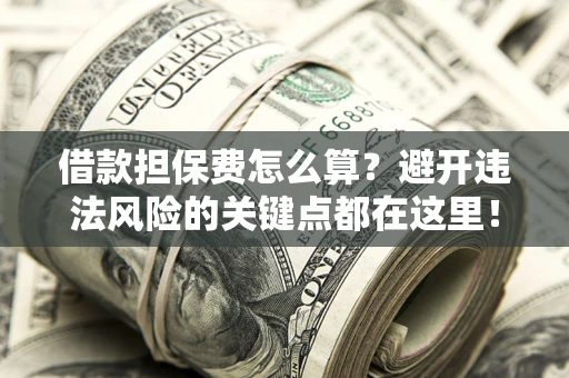 武汉借款担保费怎么算？避开违法风险的关键点都在这里！