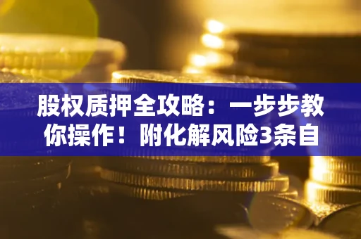 武汉股权质押全攻略：一步步教你操作！附化解风险3条自救法则