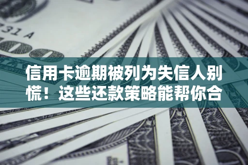 武汉信用卡逾期被列为失信人别慌！这些还款策略能帮你合法止损