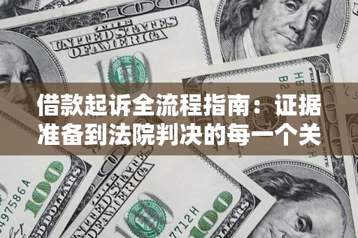 武汉借款起诉全流程指南：证据准备到法院判决的每一个关键步骤