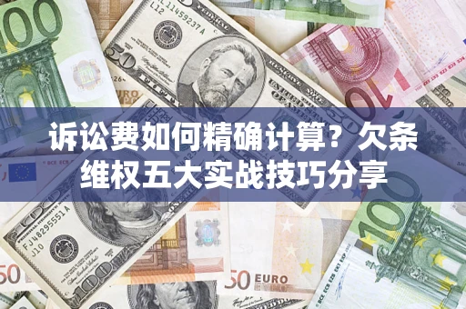 武汉诉讼费如何精确计算？欠条维权五大实战技巧分享