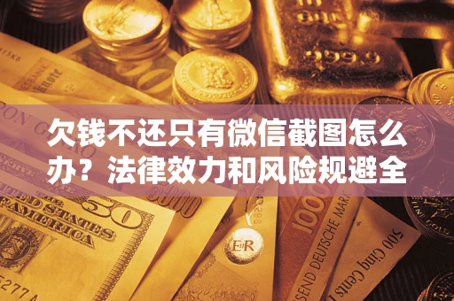 武汉欠钱不还只有微信截图怎么办？法律效力和风险规避全解析