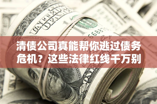 武汉清债公司真能帮你逃过债务危机？这些法律红线千万别踩