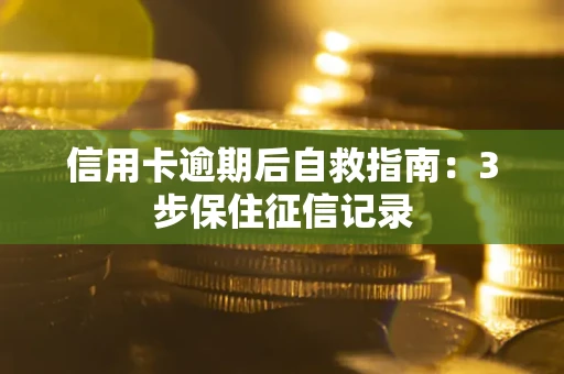 武汉信用卡逾期后自救指南：3步保住征信记录