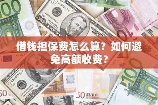 武汉借钱担保费怎么算？如何避免高额收费？