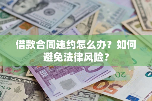 武汉借款合同违约怎么办？如何避免法律风险？