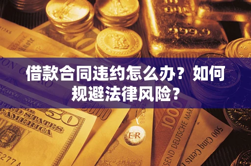 武汉借款合同违约怎么办？如何规避法律风险？