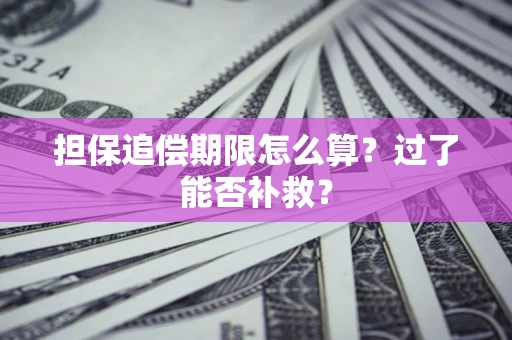 武汉担保追偿期限怎么算？过了能否补救？